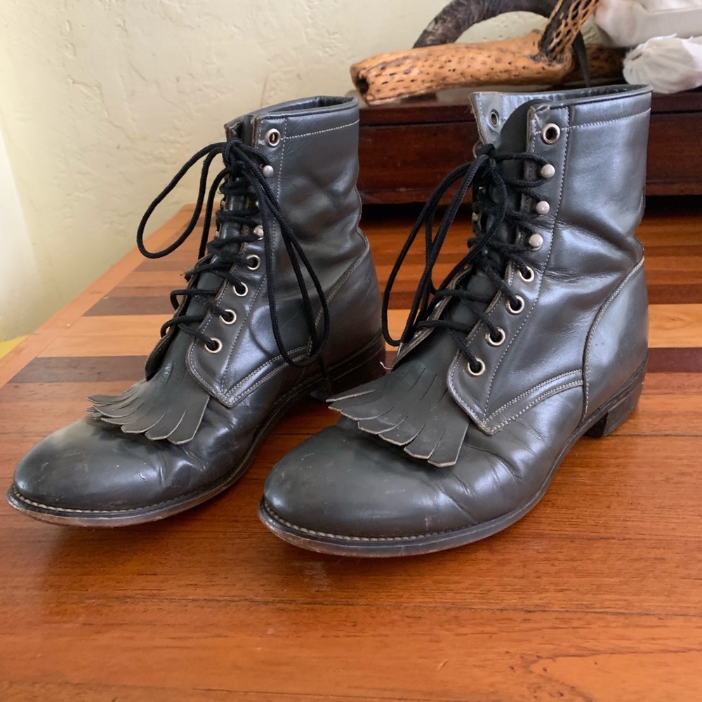 🩸 SOLD 🩸Vintage Military, Work Boots.